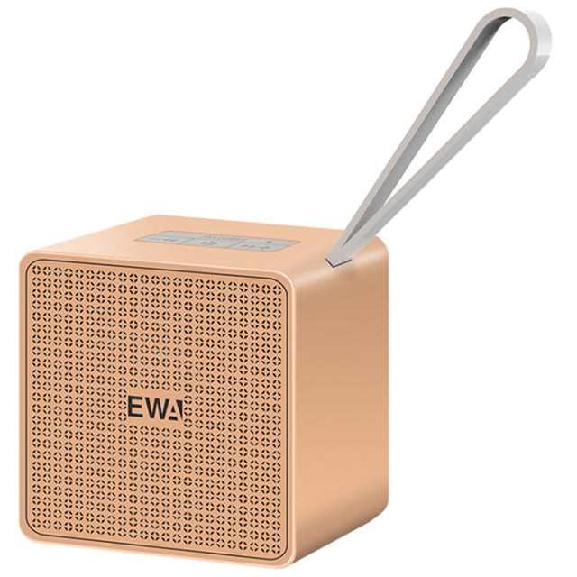 EWA A105 High Hidelity Bluetooth Speaker, Small Size High  Power Bass, TWS Bluetooth Technology Support TF(Gold)