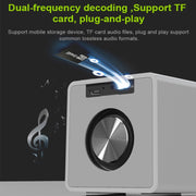 EWA A105 High Hidelity Bluetooth Speaker, Small Size High  Power Bass, TWS Bluetooth Technology Support TF(Blue)