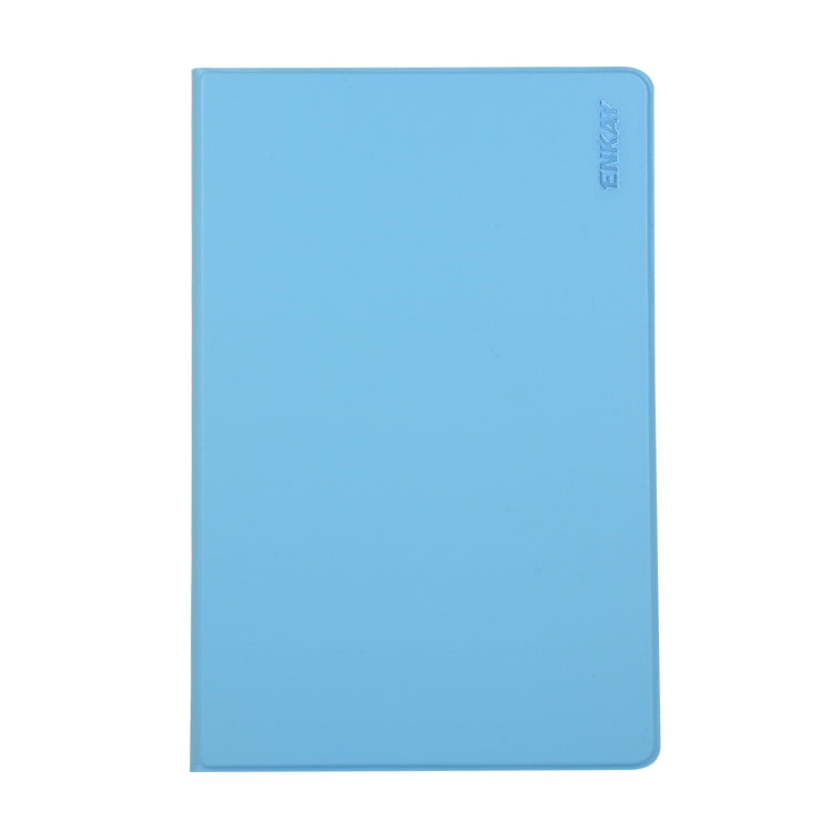 ENKAY Horizontal Flip PU Leather Case with Holder for Galaxy Tab S6 10.5 T860 / T865(Light Blue)