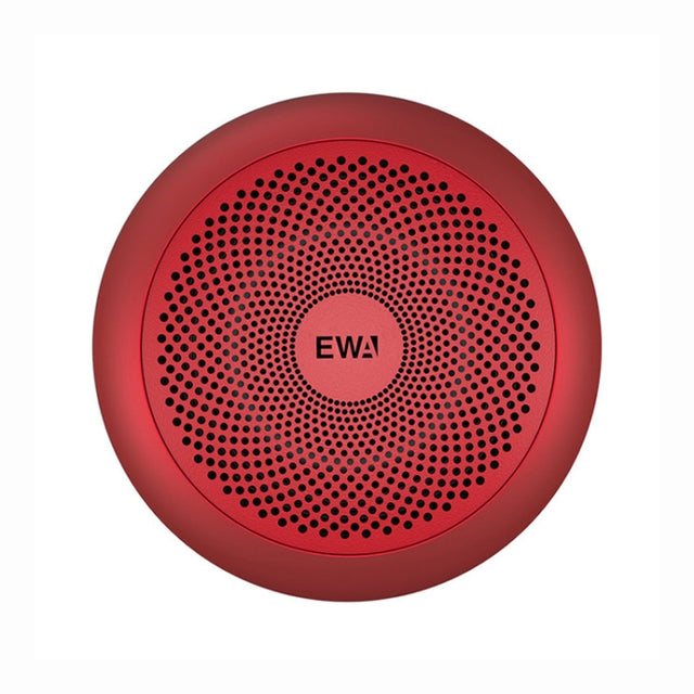EWA A110mini High Hidelity Bluetooth Speaker Small Size High Power Bass, TWS Bluetooth Technology, Support TF(Red)