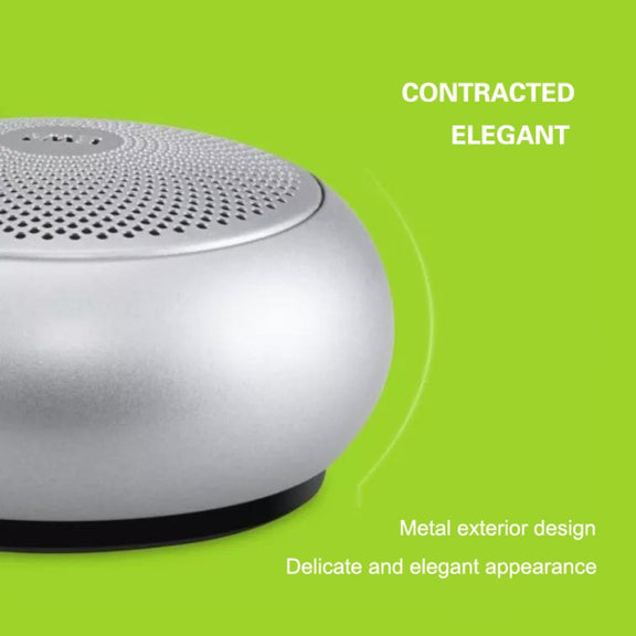 EWA A110mini High Hidelity Bluetooth Speaker Small Size High Power Bass, TWS Bluetooth Technology, Support TF(Silver)