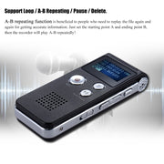 SK-012 8GB Voice Recorder USB Professional Dictaphone  Digital Audio With WAV MP3 Player VAR   Function Record(Purple)