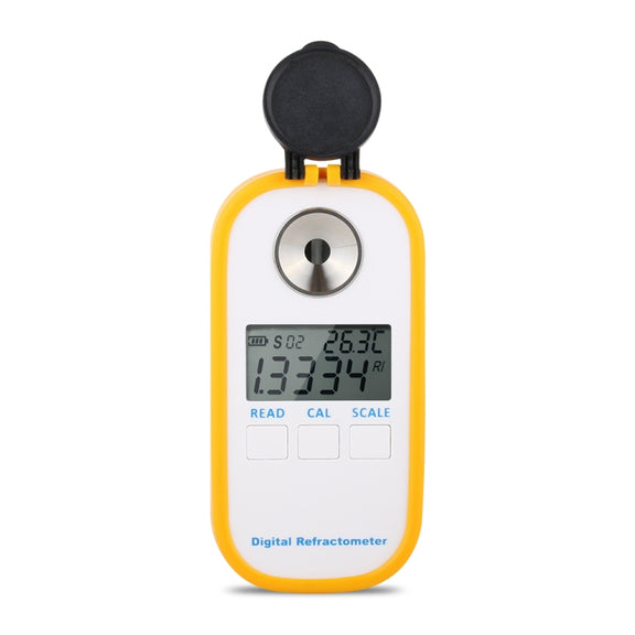 DR103 Digital Refractometer LCD Display Brxi Fruit Juice Sugar Meter Refractometer For Dextran Fructose Glucose Lactose Maltose