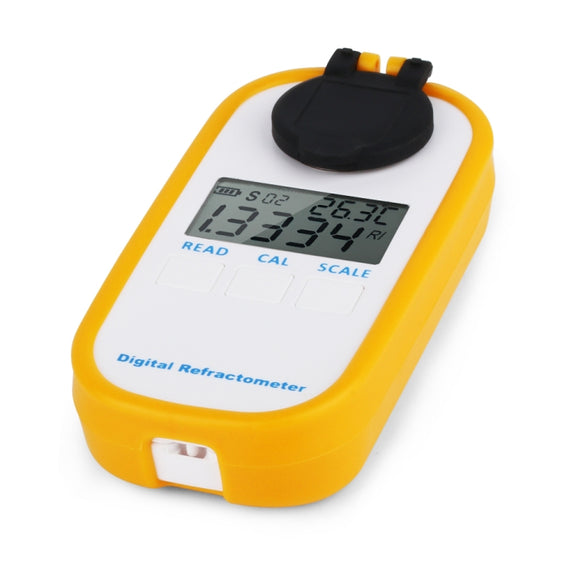 DR103 Digital Refractometer LCD Display Brxi Fruit Juice Sugar Meter Refractometer For Dextran Fructose Glucose Lactose Maltose