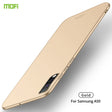 For Galaxy A50 MOFI Frosted PC Ultra-thin Hard Case(Gold) - Galaxy Phone Cases by MOFI | Online Shopping South Africa | PMC TechLife