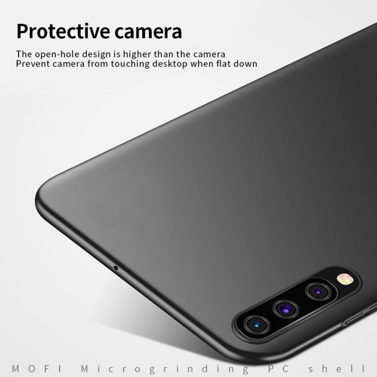 For Galaxy A50 MOFI Frosted PC Ultra-thin Hard Case(Gold)