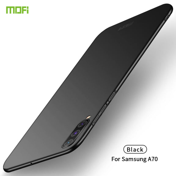 For Galaxy A70 MOFI Frosted PC Ultra-thin Hard Case(Black)