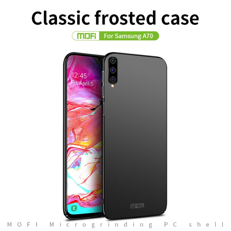 For Galaxy A70 MOFI Frosted PC Ultra-thin Hard Case(Red)