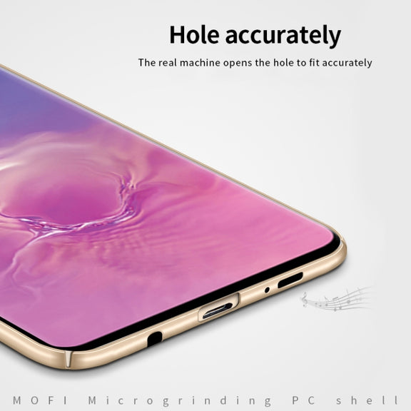 For Galaxy S10 MOFI Frosted PC Ultra-thin Hard Case(Blue)