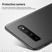 For Galaxy S10 MOFI Frosted PC Ultra-thin Hard Case(Gold)