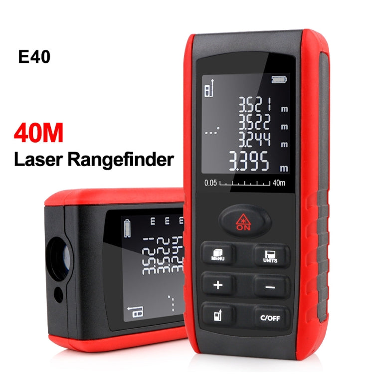 E40 Laser Rangefinder Laser Distance Meter Measuring Device Digital Handheld Tools Module Range 40m Range Finder