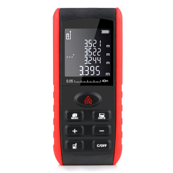 E40 Laser Rangefinder Laser Distance Meter Measuring Device Digital Handheld Tools Module Range 40m Range Finder