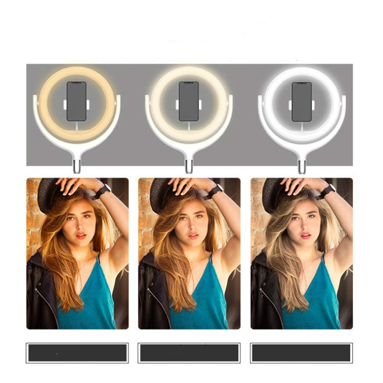 Fill light Beauty Bracket Desktop Landing Headlights Fill Light Bracket, Szie: 12 inch (Black)