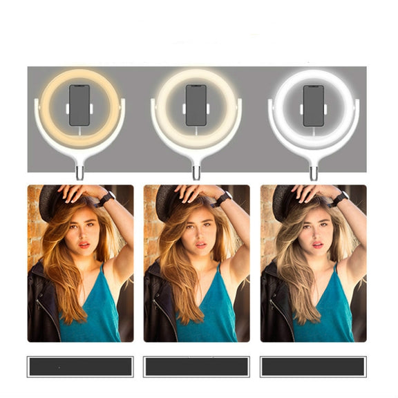 Fill light Beauty Bracket Desktop Landing Headlights Fill Light Bracket, Szie: 12 inch (Black)