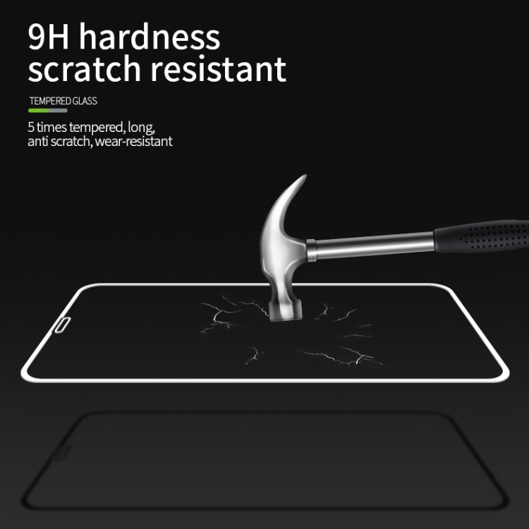 For iPhone 11 Pro Max   MOFI 9H 2.5D Full Screen Tempered Glass Film(Black)