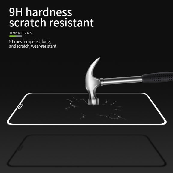For iPhone 11 Pro Max   MOFI 9H 2.5D Full Screen Tempered Glass Film(Black)