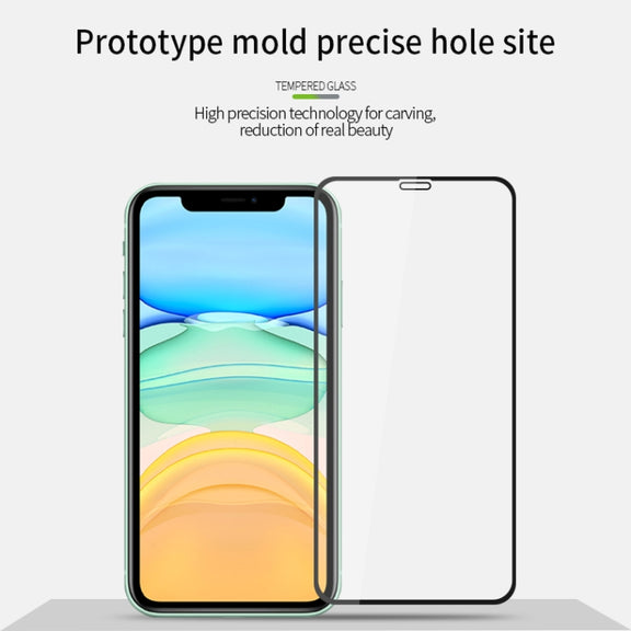 For iPhone 11 / XR MOFI 9H 2.5D Full Screen Tempered Glass Film(Rose gold)