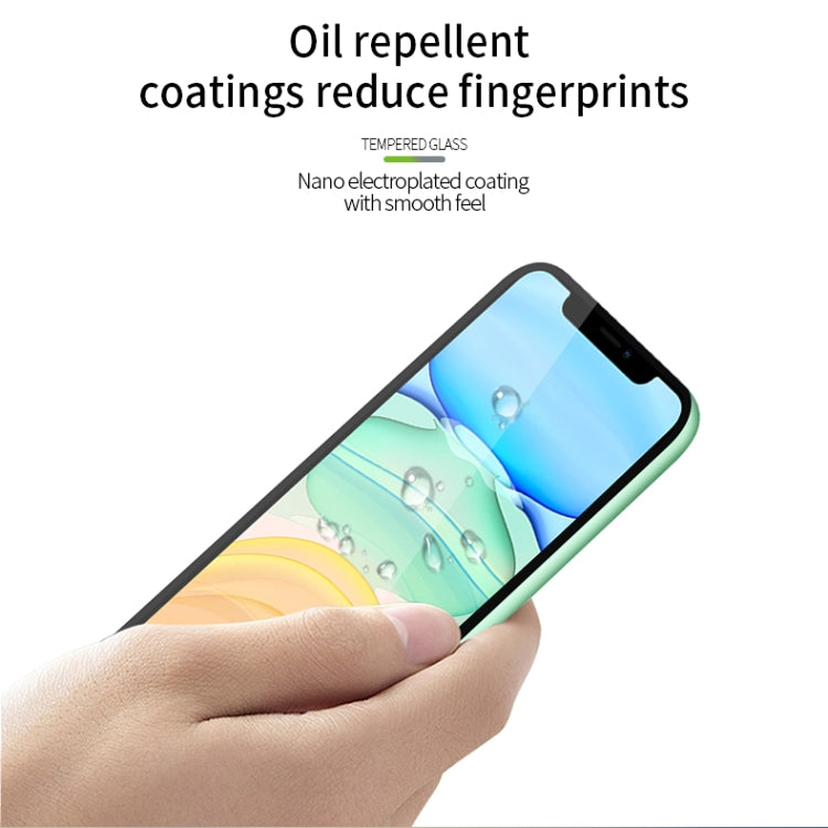 For iPhone 11 / XR MOFI 9H 2.5D Full Screen Tempered Glass Film(Rose gold)
