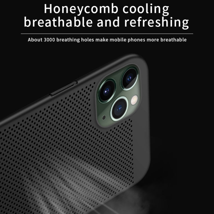 For iPhone 11 Pro MOFI Breathable PC Ultra-thin All-inclusive Protective Case(Gold)