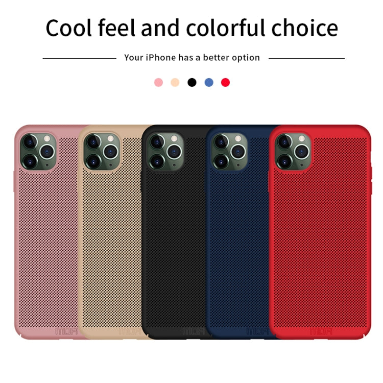 For iPhone 11 Pro MOFI Breathable PC Ultra-thin All-inclusive Protective Case(Blue)