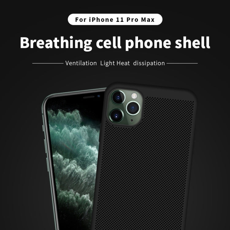For iPhone 11 Pro Max MOFI Breathable PC Ultra-thin All-inclusive Protective Case(Rose gold)