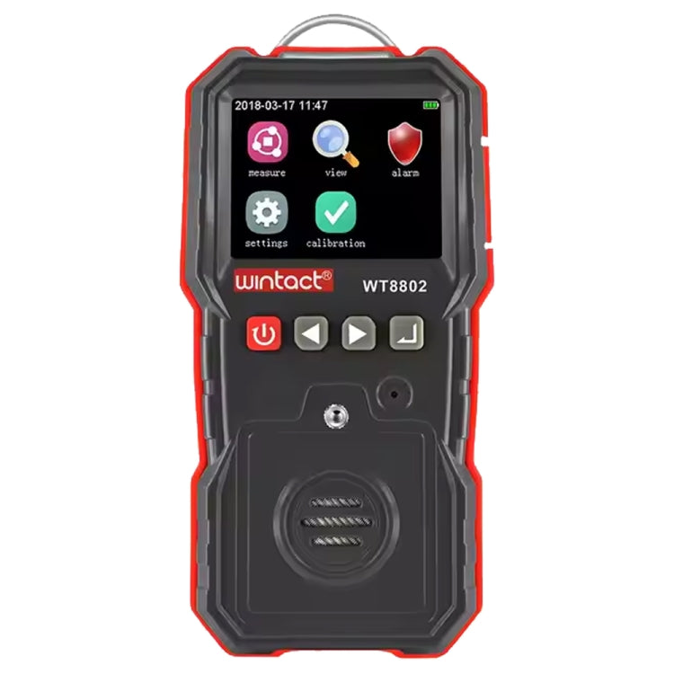 WINTACT WT8802 Hydrogen Sulfide Monitor Professional Rechargeable Gas Sensor High Sensitive Digital Sound-light Vibration Alarm H2S Detector