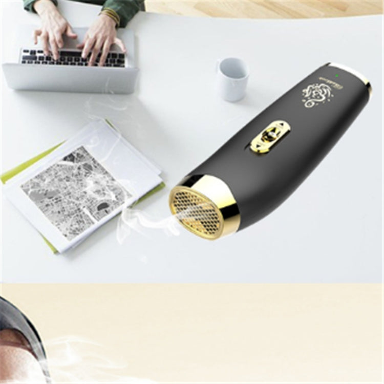 Car Handheld Electronic USB Aromatherapy Machine Aromatherapy Incense Burner(White)