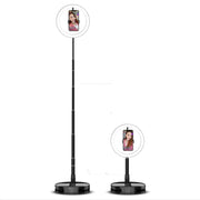 Portable Collapsible Studio-Level Professional Fill Light Mobile Phone Bracket LED Ring Light(Black)