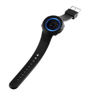SKMEI 1497 Fashion Simple Backlight Single Display Electronic Watch Timing Alarm Watch(Blue White)
