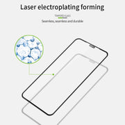 For iPhone 11 Pro Max MOFI 9H 3D Explosion-proof Curved Screen Tempered Glass Film(Black)