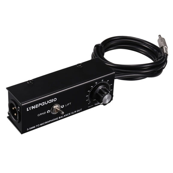 B012 Professional Stereo Signal Converted to Microphone Balanced Signal Output