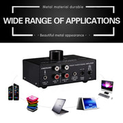 B015 Front Stereo Signal Amplifier Booster Headphones Speaker Amplifier Headset Dual-Audio Source