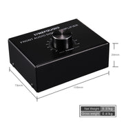 B015 Front Stereo Signal Amplifier Booster Headphones Speaker Amplifier Headset Dual-Audio Source