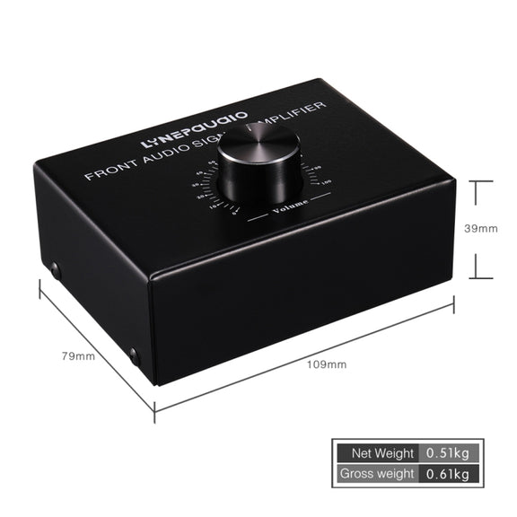 B015 Front Stereo Signal Amplifier Booster Headphones Speaker Amplifier Headset Dual-Audio Source
