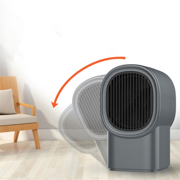 Home Heater Dormitory Small Silent Hot Air Blower(White)