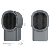 Home Heater Dormitory Small Silent Hot Air Blower(Gray)