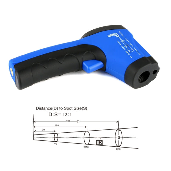 FLUS IR-801H -50～350℃Laser Infrared  Mini Handheld Portable Digital Electronic Outdoor Non-contact Thermometer