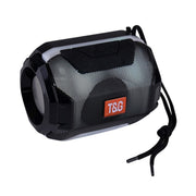 T&G TG162 LED Stereo Portable Bluetooth Speaker Mini Wireless Speaker Subwoofer(Black)