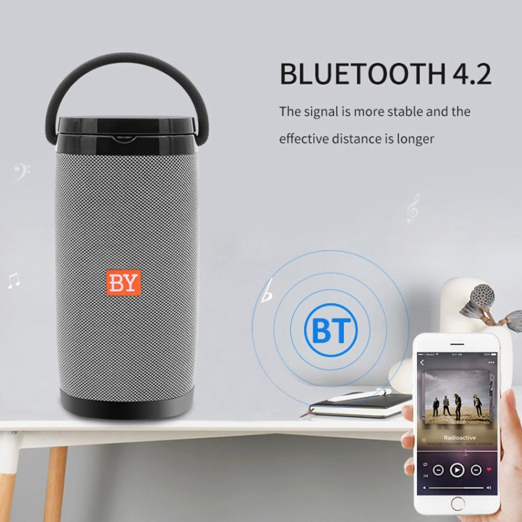 NBY 6650 Portable Multi-function Bluetooth Speaker 3D Surround Stereo Sound, Support Wireless Charging(Gray)