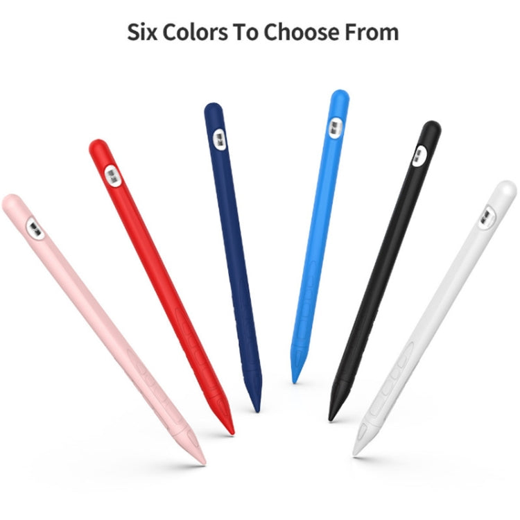 Suitable For Apple Pencil1 Generation StylusTouch Pen Silicone Protective Cover Pen Cap(Navy Blue)