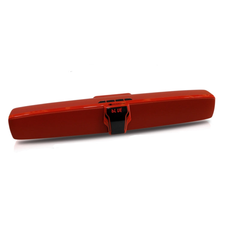 New Rixing NR7017 TWS Portable 10W Stereo Surround Soundbar Bluetooth Speaker with Microphone(Red)