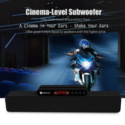 Newrixing NR-5017 LED Bluetooth Portable Speaker TWS Connection Loudspeaker Sound System 10W Stereo Surround Speaker(Black)