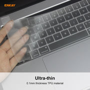 ENKAY TPU Soft Keyboard Protector for MacBook Pro 16 inch A2141 / Pro 13.3 inch A2289 & A2251 & A2338 (2020), US Version
