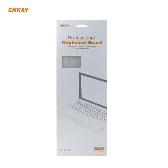 ENKAY TPU Soft Keyboard Protector for MacBook Pro 16 inch A2141 / Pro 13.3 inch A2289 & A2251 & A2338 (2020), US Version