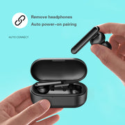 T10 Mini Touch Control Hifi TWS Wireless Bluetooth Earphones With Mic & Charger Box(Green)