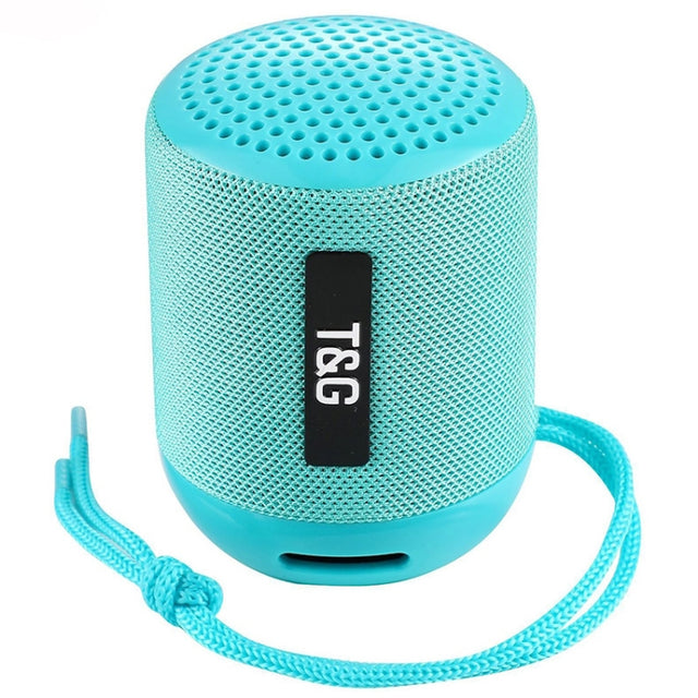 T&G TG129 Portable Wireless Music Speaker Hands-free with MIC, Support TF Card FM(Green)