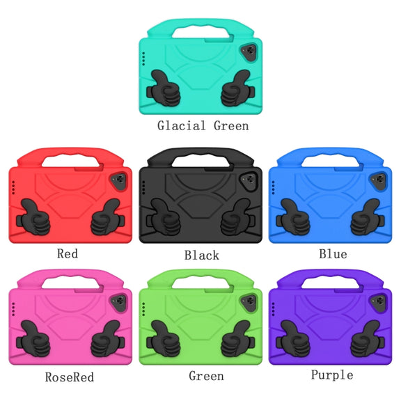 For Samsung Galaxy Tab A 8.0 2019 / T290 Thumb Bracket EVA Shockproof Tablet Case(Green)