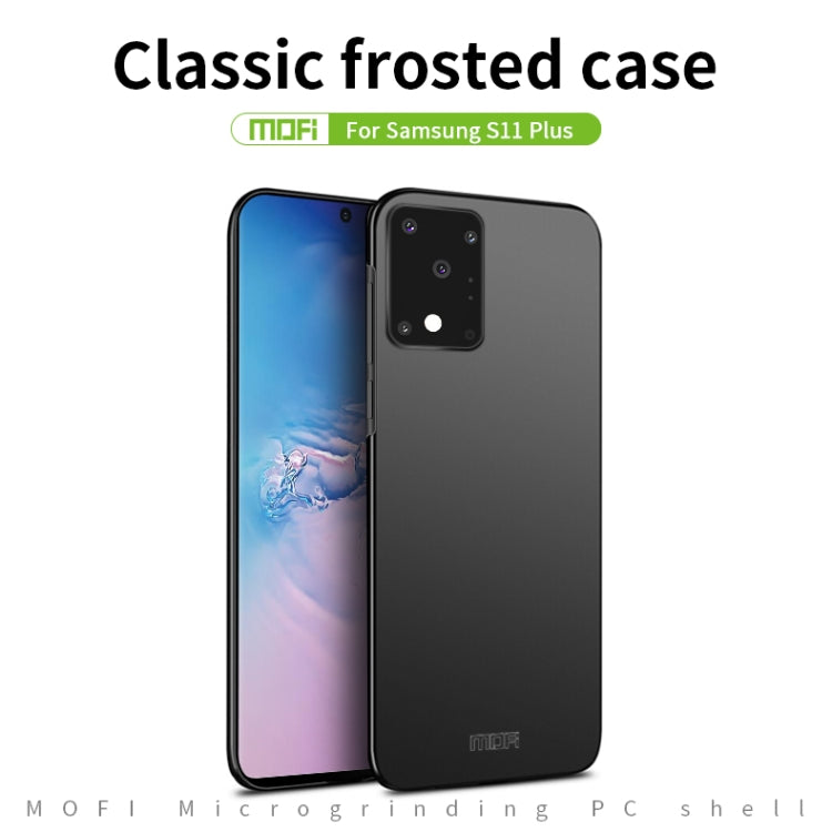 For Galaxy S20 Ultra MOFI Frosted PC Ultra-thin Hard Case(Blue)