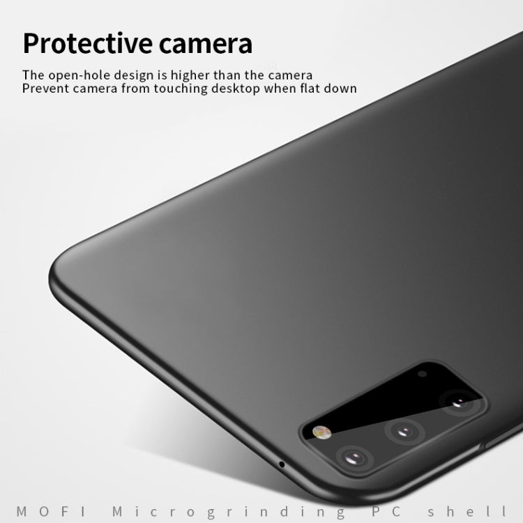 For Galaxy S20 MOFI Frosted PC Ultra-thin Hard Case(Black)