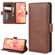 For OPPO A91 Dual-side Magnetic Buckle Horizontal Flip PU Leather Case with Holder & Card Slots & Wallet(Brown) - OPPO Cases by PMC TechLife | Online Shopping South Africa | PMC TechLife | Buy Now Pay Later Mobicred